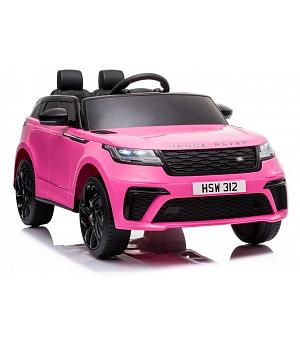 Coche a batería Land Rover Velar 12v, Ruedas de goma y Mando parental, Color rosa - AC-LE7761